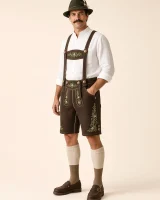 Man in the Traun outfit set, three-quarter side view